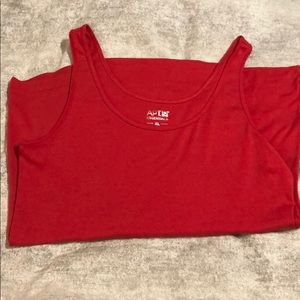 Apt, 9 red tank top